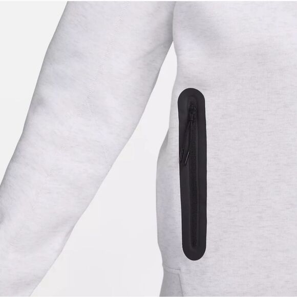 Nike Tech Fleece Windrunner Hoodie Birch Heather Ash Grey FB7921-051 Men's Sizes - Picture 5 of 9